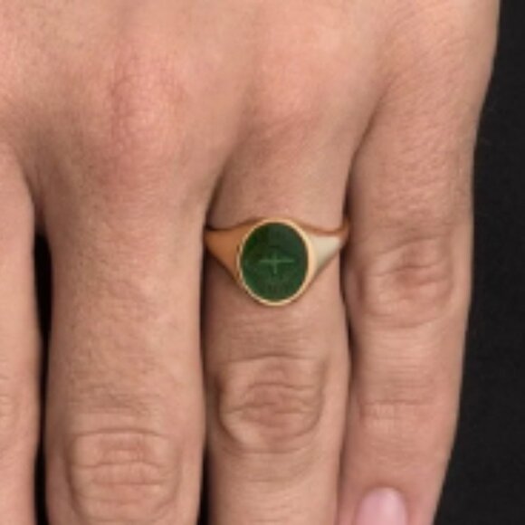 Miansai Gold Vermeil Dove Ring - Picture 2 of 5